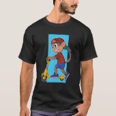 Monkey Scooter T-Shirt (Vorderseite)