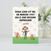 MONKEY SEE MONKEY DO (Stehend Vorderseite)