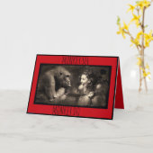 Monkey See Monkey Do Anniversary Card Karte (Gelbe Blume)