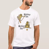 Monkey See Monkey Poo T-Shirt (Vorderseite)