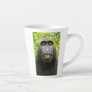 Monkey Selfie Milchtasse