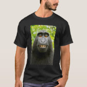 Monkey Selfie T-Shirt (Vorderseite)