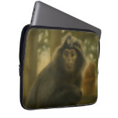 Monkey - Serene Wildlife Art Laptopschutzhülle (Vorne Rechts)