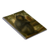 Monkey - Serene Wildlife Art Notizblock (Rechte Seite)
