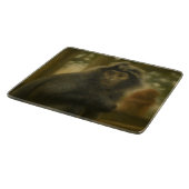 Monkey - Serene Wildlife Art Schneidebrett (Ecke)