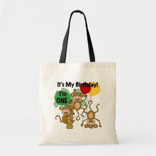 Monkey Shine 1. Geburtstagsgeschenke Tragetasche