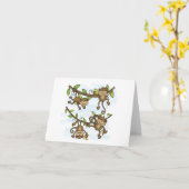 Monkey Shine Mitteilungskarten (Gelbe Blume)