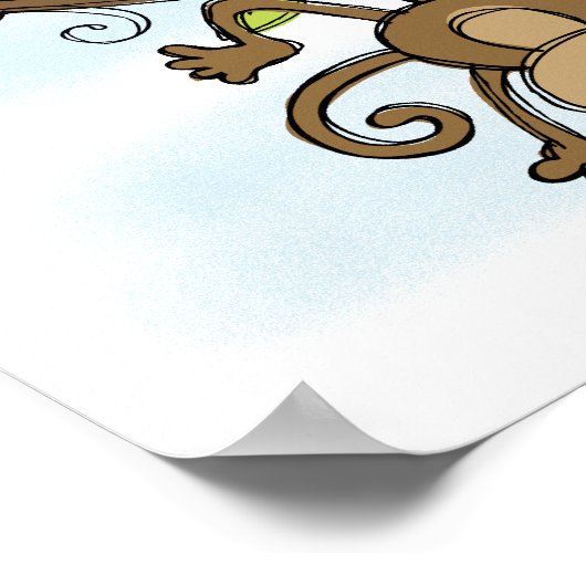 Monkey Shine Poster (Ecke)