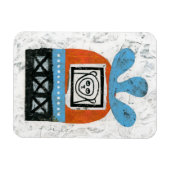 Monkey sieht alle Kühlschrank Magnet (Horizontal)