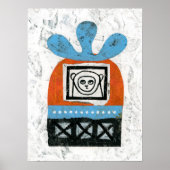 Monkey sieht alle Plakatwände Kunst Poster (Vorne)