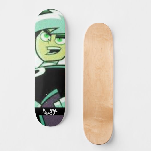 Monkey Skate Co x Danny Phantom Deck Skateboard (Vorderseite)