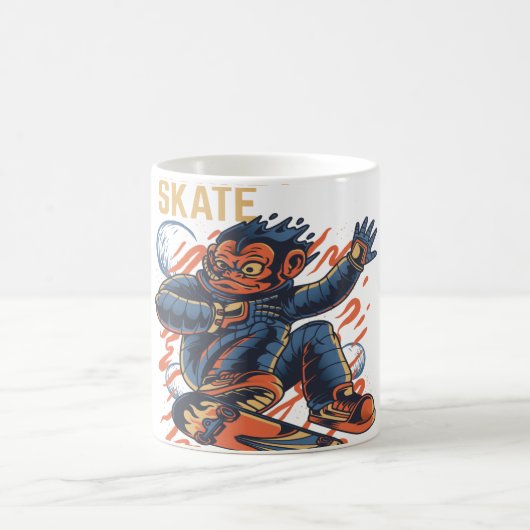 MONKEY SKATE KAFFEETASSE (Mittel)