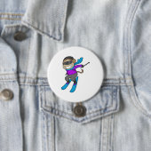 Monkey Skier Button (Beispiel)