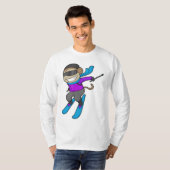 Monkey Skier T-Shirt (Vorne ganz)