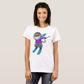 Monkey Skier T-Shirt (Vorne ganz)