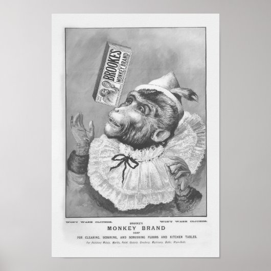 Monkey Soap Poster (Vorne)