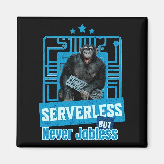 Monkey-Spaß für Entwickler Magnet (Vorne)