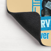 Monkey-Spaß für Entwickler Mousepad (Ecke)