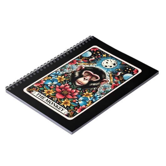 Monkey Spirit Tarot Card Notebook Notizblock (Linke Seite)