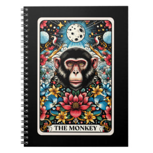 Monkey Spirit Tarot Card Notebook Notizblock