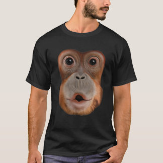 Monkey Stomach Funny Meme Ape Gorilla T-Shirt