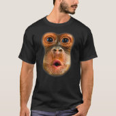 Monkey Stomach Funny Meme Cool Trending Viral Vide T-Shirt (Vorderseite)