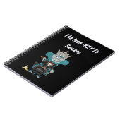 Monkey success quote notizblock (Linke Seite)