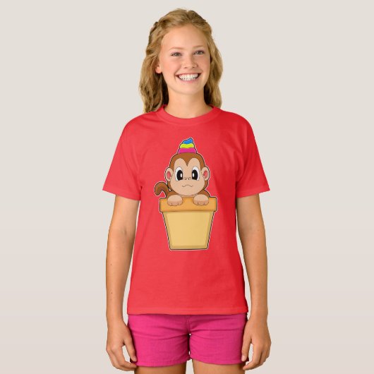 Monkey Sundae T-Shirt (Vorne ganz)