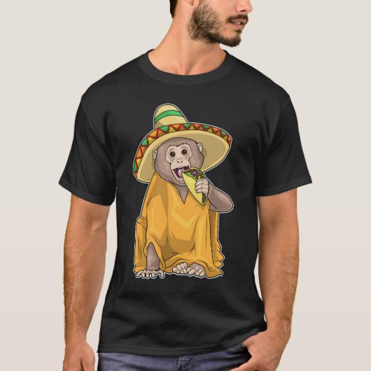 Monkey Taco T-Shirt (Vorderseite)