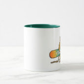 Monkey-Tasse für Snowboards Tasse (Zentrum)
