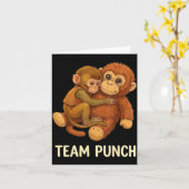 Monkey Team Punch Japan Karte (Gelbe Blume)