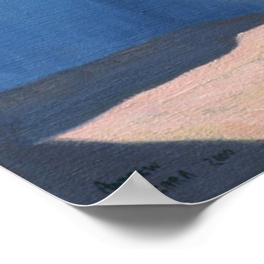 Monkey Temple India 2000 Poster (Ecke)