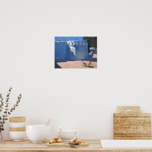 Monkey Temple India 2000 Poster (Küche)