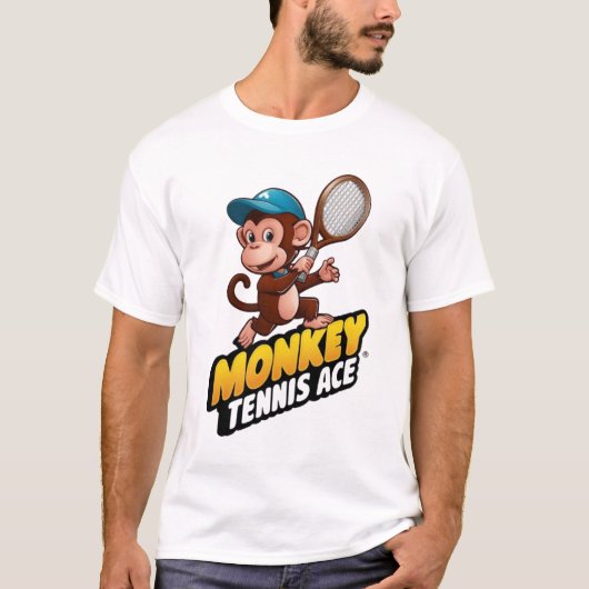MONKEY TENNIS ACET-Shirt T-Shirt (Vorderseite)