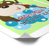 MONKEY TIME BADEZIMMER KUNSTDRUCKEN - Set von 3 Poster (Ecke)
