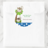 MONKEY TIME (BLAU) Custom Gevor Sticker (Tasche)
