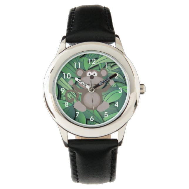Monkey Time Kid's Watch Armbanduhr (Vorderseite)