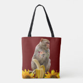 Monkey Tote Bag Tasche (Rückseite)
