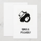 Monkey Trouble Flat Holiday Card Feiertagskarte (Vorne/Hinten)
