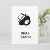 Monkey Trouble Flat Holiday Card Feiertagskarte (Stehend Vorderseite)