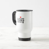 MONKEY UND LIEBE REISEBECHER (Vorderseite Links)