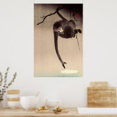 Monkey und Moon Ohara Koson Anfang des 20. Jahrhun Poster (Küche)