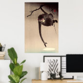 Monkey und Moon Ohara Koson Anfang des 20. Jahrhun Poster (Heimbüro)