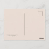 Monkey Valentine Postkarte (Rückseite)