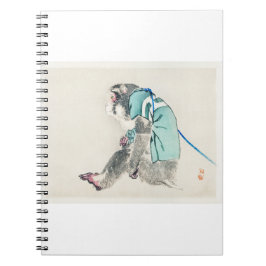 Monkey von Kono Bairei Notizblock