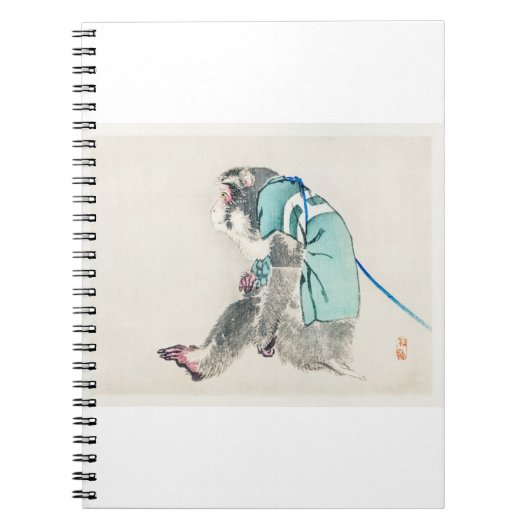 Monkey von Kono Bairei Notizblock (Vorderseite)