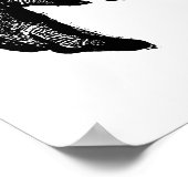 Monkey Wear Sonnenbrillen Kleidung Originelle Kuns Poster (Ecke)