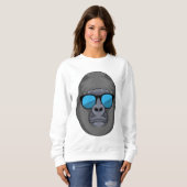 Monkey with Sunglasses Sweatshirt (Vorne ganz)