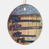 Monkey Wrenches Keramik Ornament (Links)