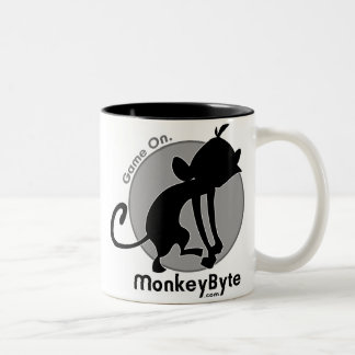 MonkeyByte.com-Netz-Tasse Zweifarbige Tasse